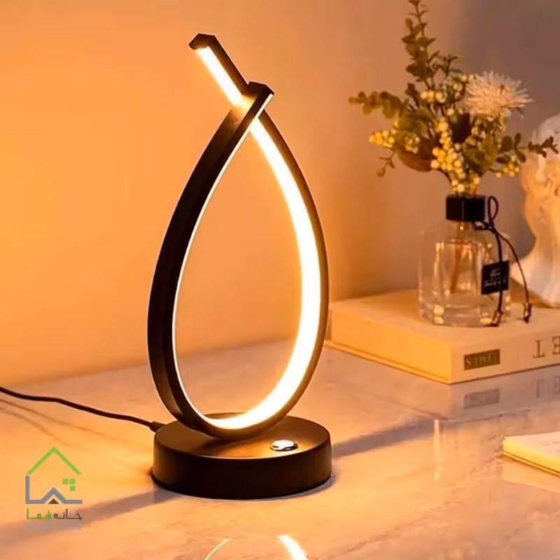 آباژور رومیزی مدل اشک