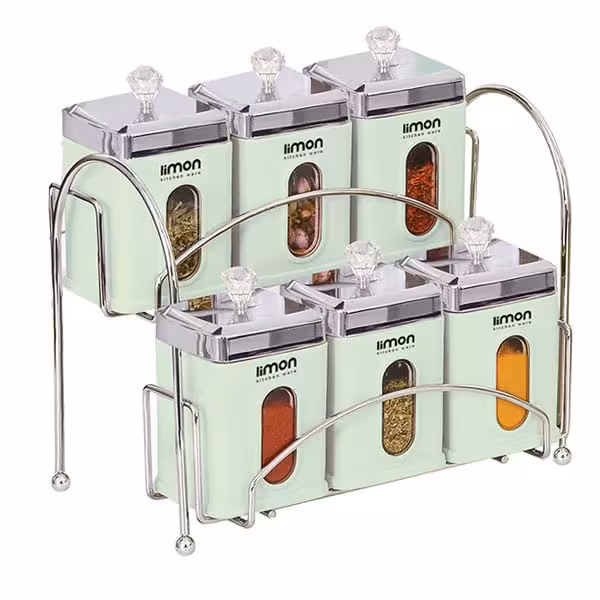 بانکه ادویه لیمون ست 6 پارچه کد 513