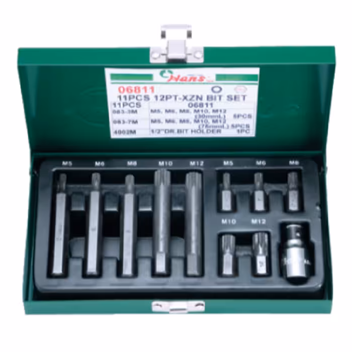 جعبه بیت M هزارخاری 11 پارچه هنس مدل 06811 تايوان HANS