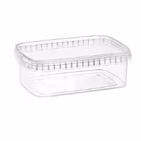 ظرف مایکروویوی 1000 شفاف طب پلاستیک (120 عدد)