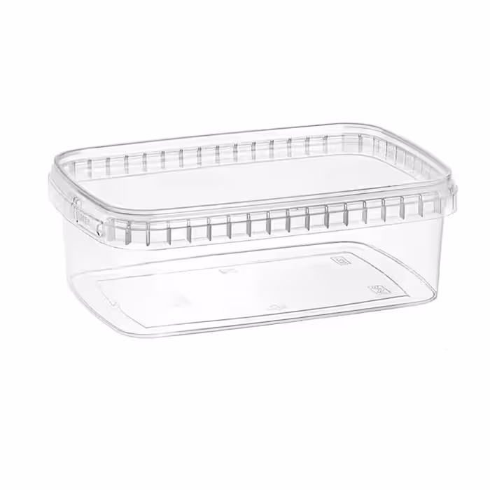 ظرف مایکروویوی 1000 شفاف طب پلاستیک (120 عدد)