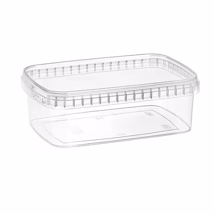 ظرف مایکروویوی 1000 شفاف طب پلاستیک (120 عدد)