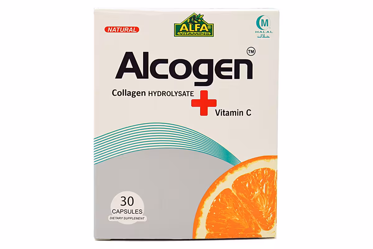 کپسول آلکوژن   ویتامین ث آلفا ویتامینز 30 عددی