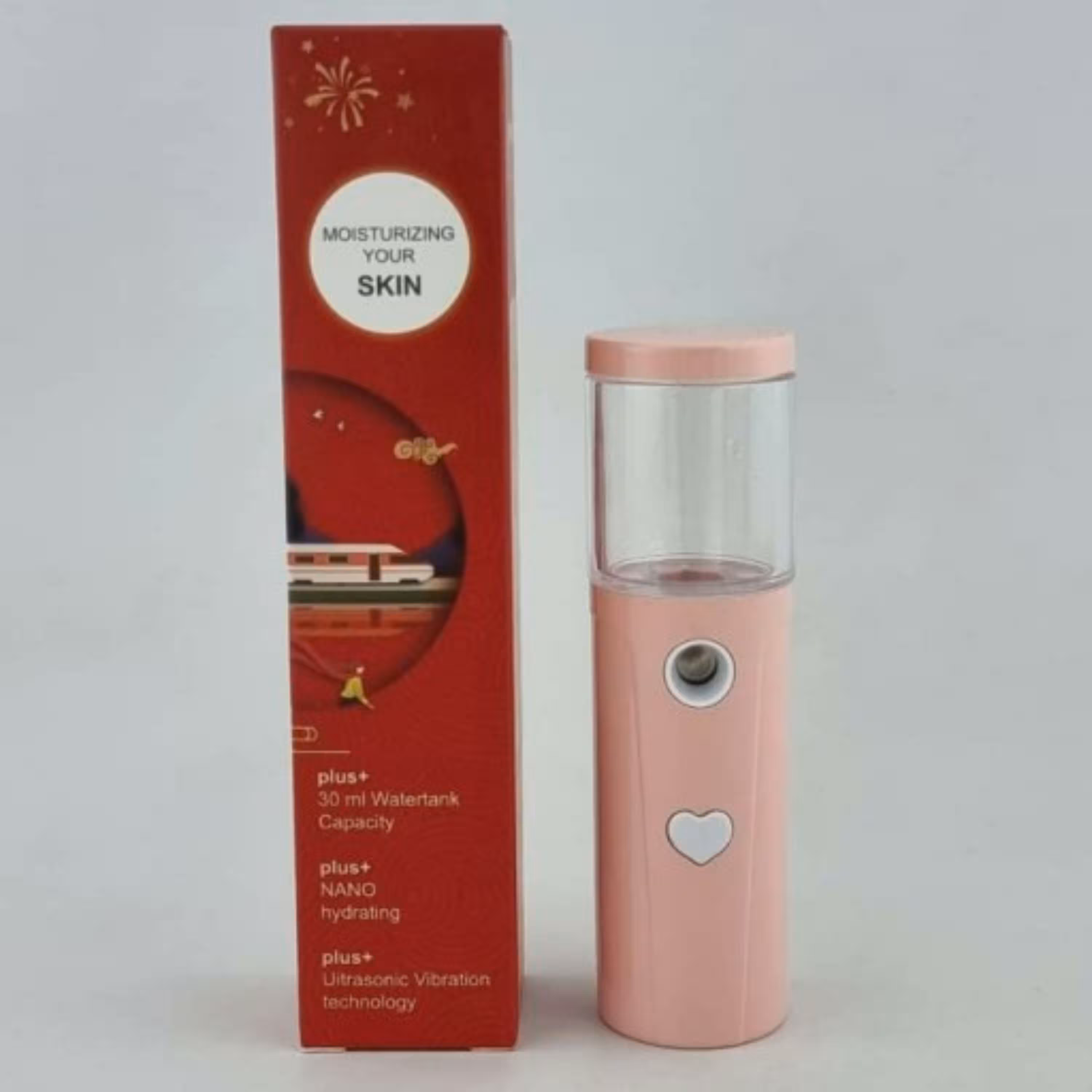 دستگاه بخور سرد نانو جیبی رنگ صورتی