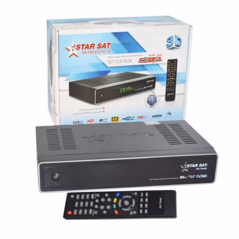 گیرنده دیجیتال استارست مدل SR-T8000HD T2