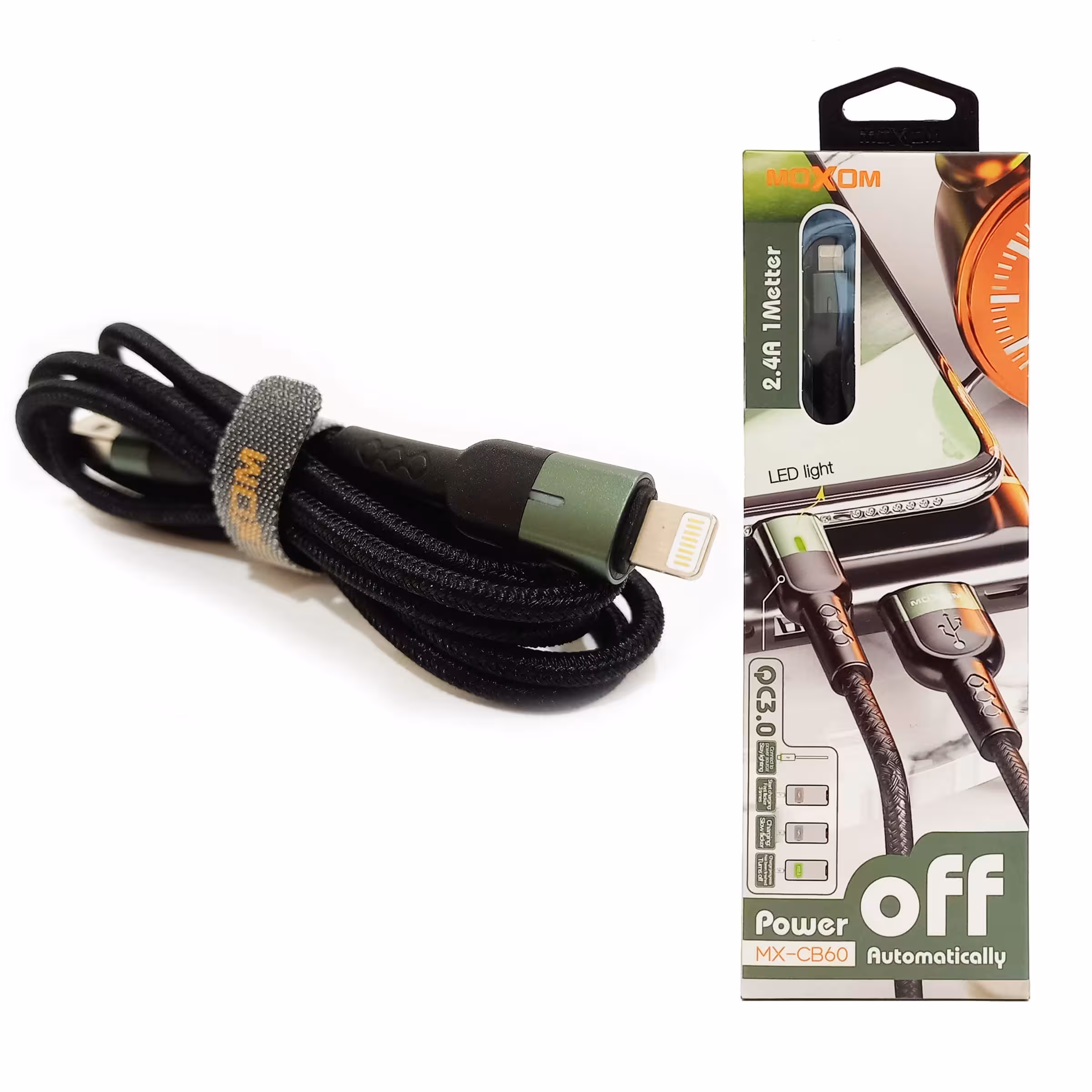 کابل شارژ ماکسوم مدل MOXOM MX-CB60