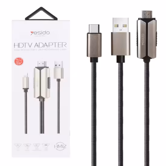 کابل تبدیل HDMI به لایتنینگ یسیدو مدل HM12