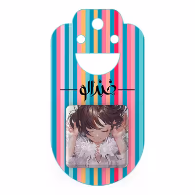 پیکسل خندالو مدل دختر انیمه ای کد 18096