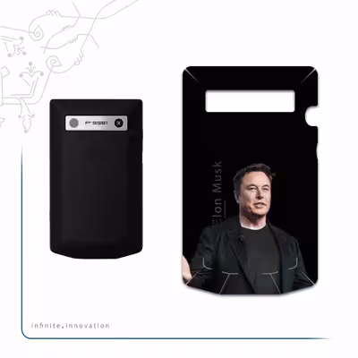 برچسب پوششی ماهوت مدل Elon-Musk مناسب برای گوشی موبایل بلک بری P9981