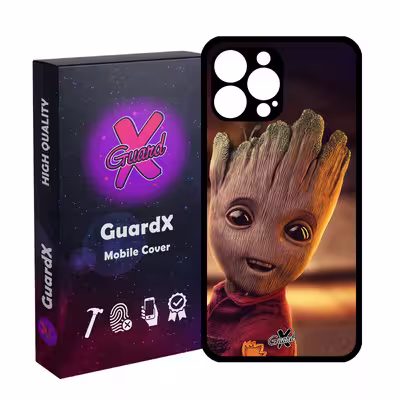 کاور گارد ایکس طرح Groot مدل Glass10479 مناسب برای گوشی موبایل اپل iPhone 13 Pro Max