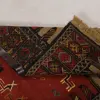 گلیم دستبافت یک و نیم متری مدل سفره کردی کد 4010940