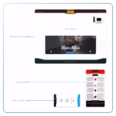 برچسب پوششی ماهوت مدل Prince of Persia مناسب برای تبلت سامسونگ Galaxy Tab S2 9.7 2015 T810