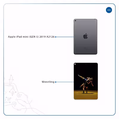 برچسب پوششی ماهوت مدل Wrestling مناسب برای تبلت اپل iPad mini (GEN 5) 2019 A2126