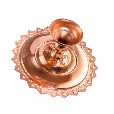 شیرینی خوری آقاجانی مدل مس و پرداز کد P150