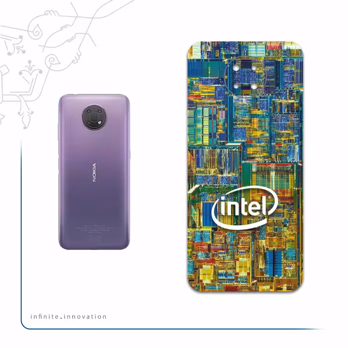 برچسب پوششی ماهوت مدل Intel-Brand مناسب برای گوشی موبایل نوکیا G10