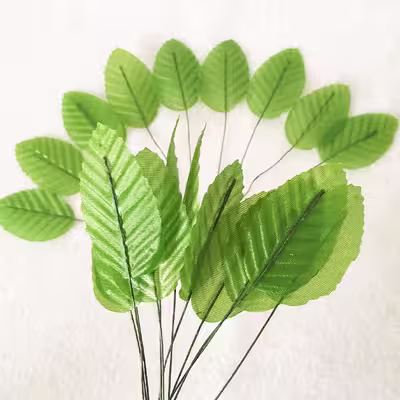 گل مصنوعی مدل برگ رز کد 695 بسته 20 عددی 