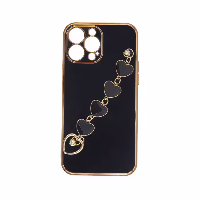 کاور مدل زنجیری طرح قلب مناسب برای گوشی موبایل اپل IPHONE 13PROMAX