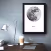 تابلو مدل مینیمال Moon ماه کد m50127
