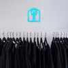 چراغ دیواری نئون دیزاین طرح Men-Clothes_TBL