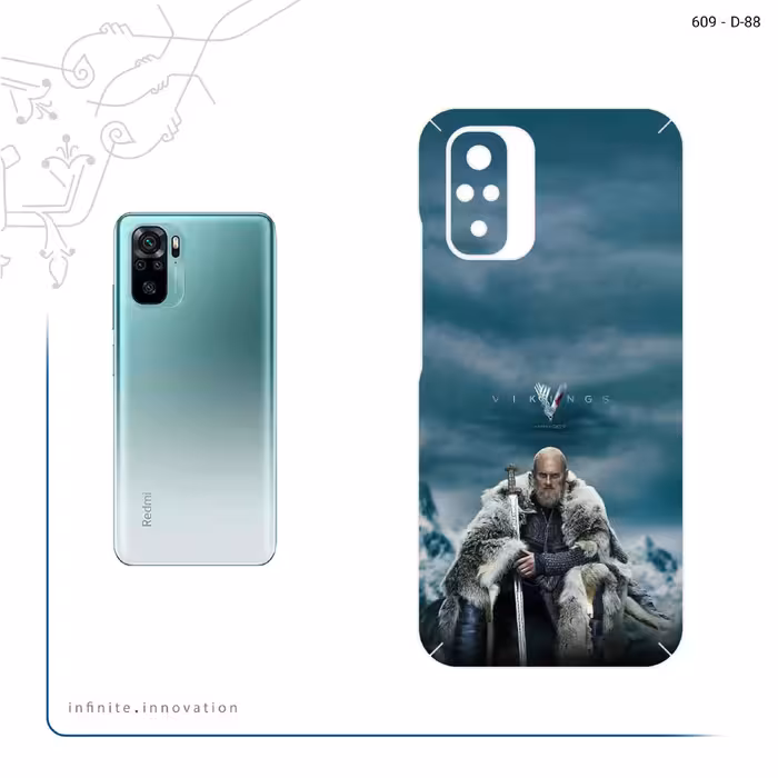 برچسب پوششی ماهوت مدل Vikings مناسب برای گوشی موبایل شیائومی Redmi Note 10