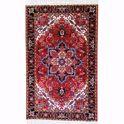 فرش دستبافت شش متری طرح هریس یک جفت