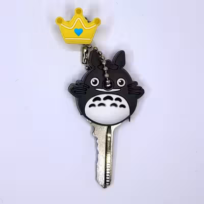 کاور کلید مدل Totoro T04 به همراه آویز مجموعه 2 عددی