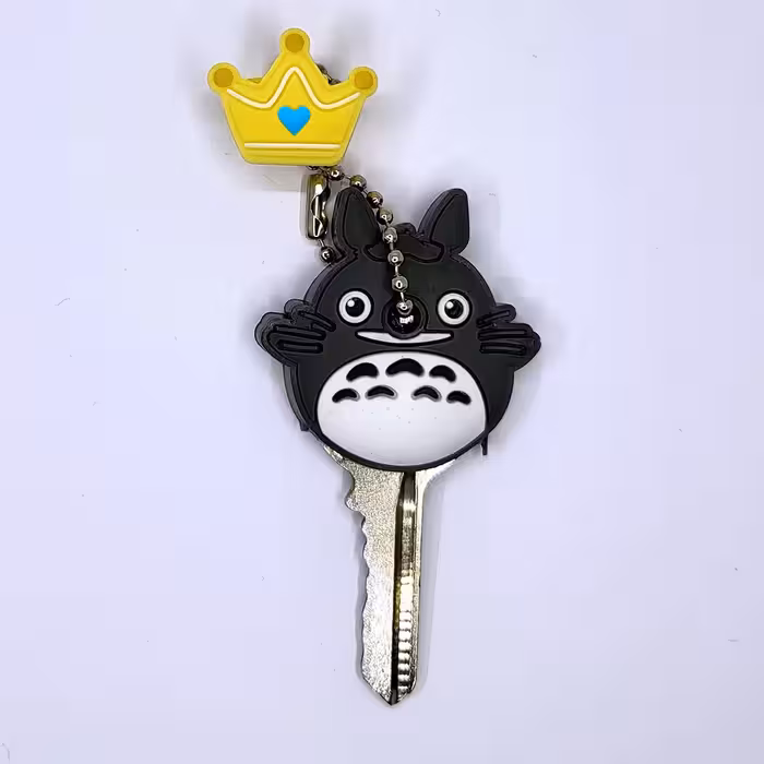 کاور کلید مدل Totoro T04 به همراه آویز مجموعه 2 عددی
