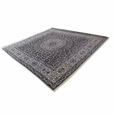 فرش دستبافت چهار متری مدل گنبد نائین کد 592