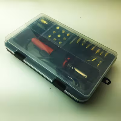 ابزار حکاکی و سوخت نگاری چرم کد F-pro20 مجموعه 20 عددی
