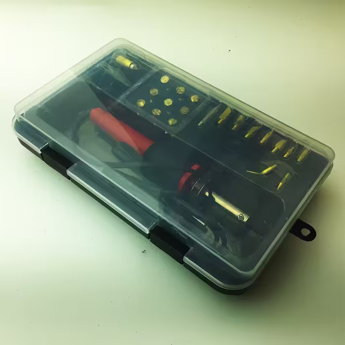 ابزار حکاکی و سوخت نگاری چرم کد F-pro20 مجموعه 20 عددی