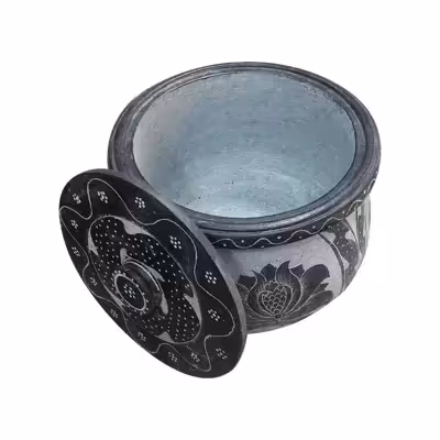 دیگ سنگی مدل قلم کاری 12 نفره