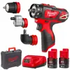 دریل پیچ گوشتی شارژی میلواکی مدل M12 BDDXKIT-202C