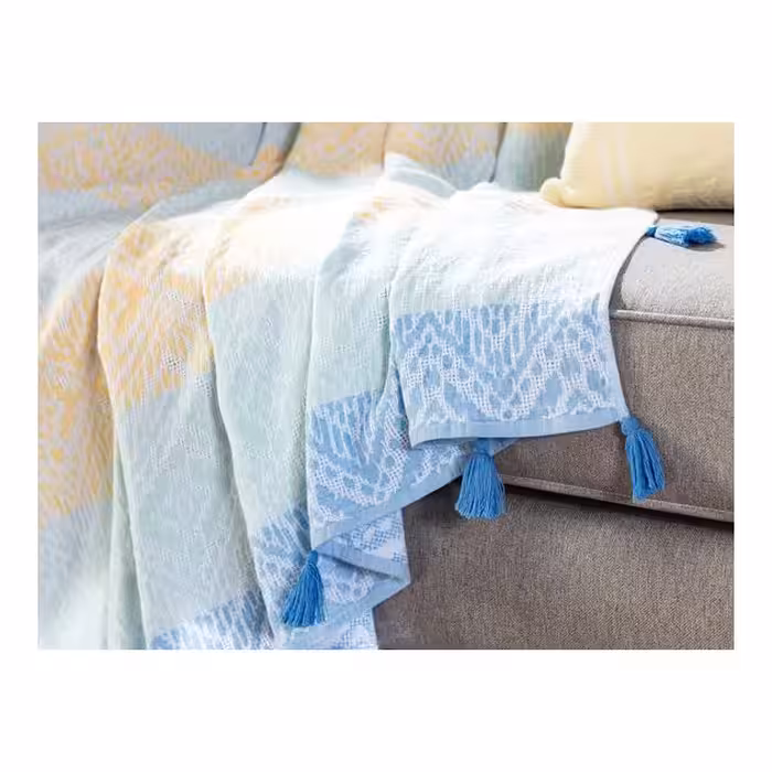 شال تخت مادام کوکو مدل Finnois سایز 150x200 سانتی متر