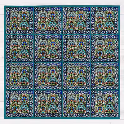 رومیزی طرح کاشی کد 9210