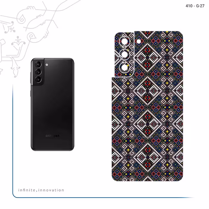 برچسب پوششی ماهوت مدل SISTAN Needlework 1 مناسب برای گوشی موبایل سامسونگ Galaxy S21 5G