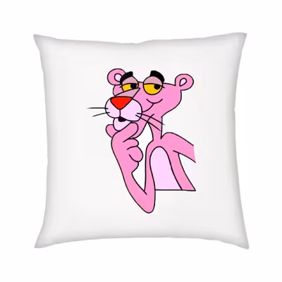 کاور کوسن مدل پلنگ صورتی کد 2365