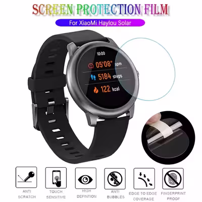 محافظ صفحه نمایش لاین مدل RB007 مناسب برای ساعت هوشمند شیایومی Smart Watch Haylou Solar LS05 بسته دو عددی