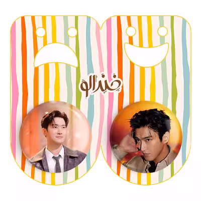 پیکسل خندالو مدل شیوون گروه سوپر جونیور Super Junior کد 2143121428 مجموعه 2 عددی