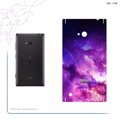 برچسب پوششی ماهوت مدل Universe b NASA 12 مناسب برای گوشی موبایل نوکیا Lumia 720