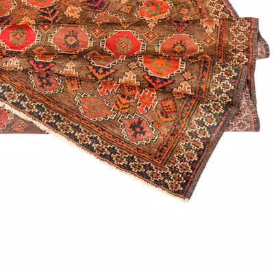 فرش دستبافت دو و نیم متری مدل نقشه بلوچ  کد 23.1259