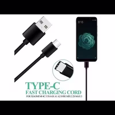 کابل تبدیل USB به USB-C  مدل Mi 11244 طول 1.2 متر