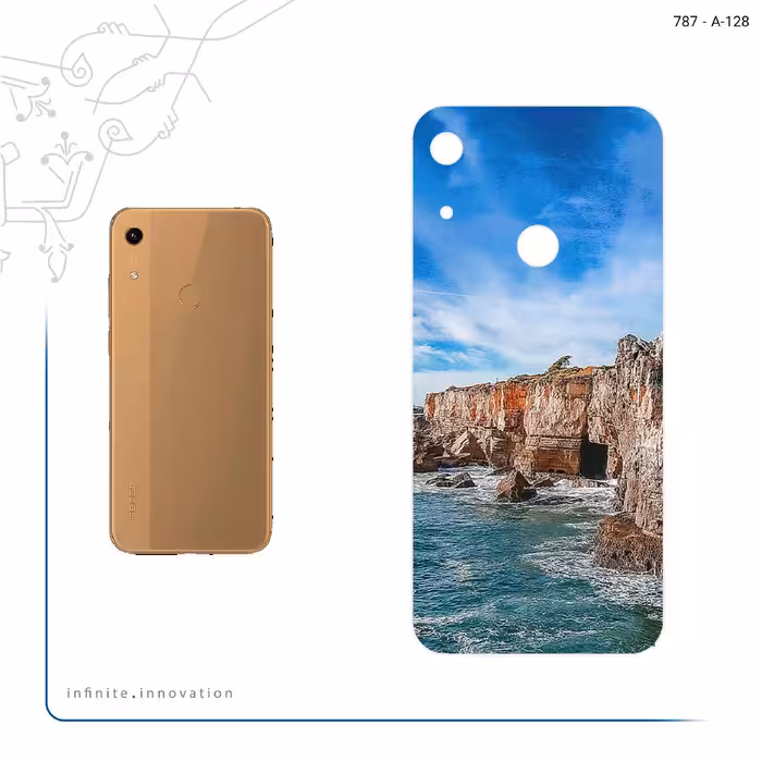 برچسب پوششی ماهوت مدل Rock Mountain مناسب برای گوشی موبایل آنر 8A