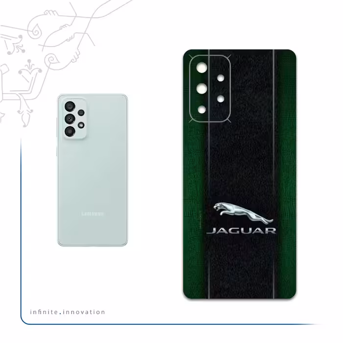 برچسب پوششی ماهوت مدل Jaguar-Cars مناسب برای گوشی موبایل سامسونگ Galaxy A73 5G