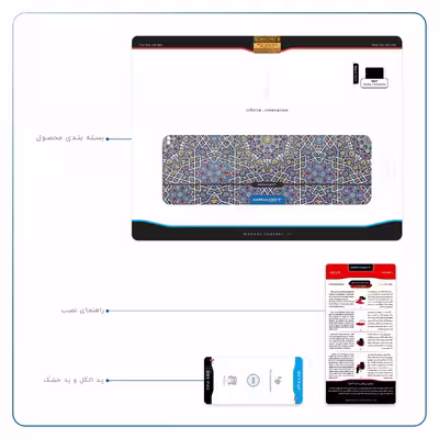 برچسب پوششی ماهوت مدل Iran-Tile6 مناسب برای تبلت اپل iPad Pro 11 2018 A1934