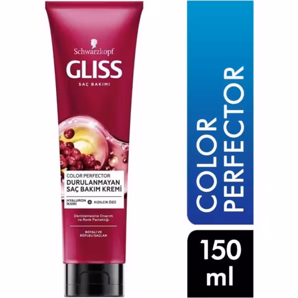 کرم مو گلیس مدل color perfector محافظ موهای رنگ شده حجم 150 میل ساخت ترکیه