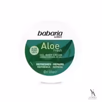 ژل کرم بدن ترمیم کننده آلوئه ورا باباریا BABARIA حجم 400 میل