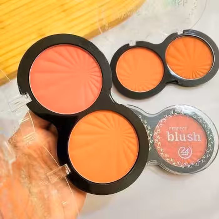 رژ گونه سایز بزرگ 2تایی گل فلاور gulflower