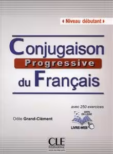 کتاب زبان فرانسه کونژوگزون رنگی Conjugaison progressive du francais – Niveau debutant