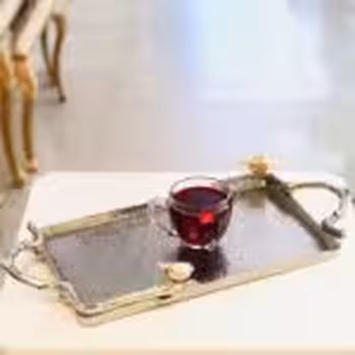 RAFI رافی سینی مستطیل دسته دار پرنده   300317