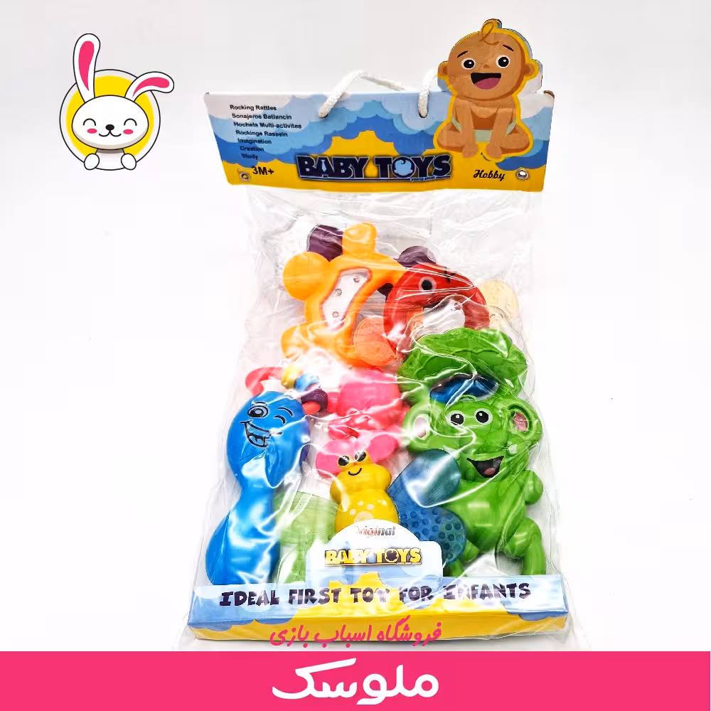 جغجغه و دندان گیر هشت عددی